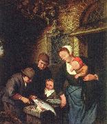 adriaen van ostade Buying fish oil painting artist